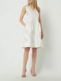 Christian Berg Cocktail Brautkleid Aus Satin - Offwhite