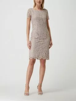 Christian Berg Cocktail Cocktailkleid Aus Spitze - Mauve