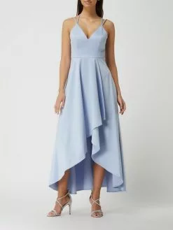 Jake*s Cocktail Abendkleid Im Vokuhila-Look - Hellblau