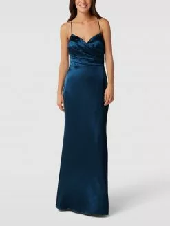 Laona Abendkleid Mit Gelegten Falten - Dunkelblau