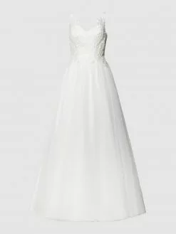 Mascara Brautkleid Mit Herz-Ausschnitt - Offwhite