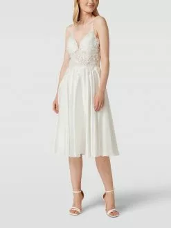 Mascara Brautkleid Mit Zierbesatz - Offwhite