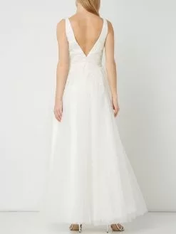 Luxuar Brautkleid Aus Mesh Mit Floralen Stickereien - Offwhite -Formal Dress Geschäft 98s32gq4ap944dqdal35cji8692k4da76l1jgiaj753j0ca69gr34dqj6l3jah269t0j2ka69l632kaa6l3mcp9n6hh32e1pcpi34dpk69hjie1gc9i3ad1o70p62c1lc8qj4c0