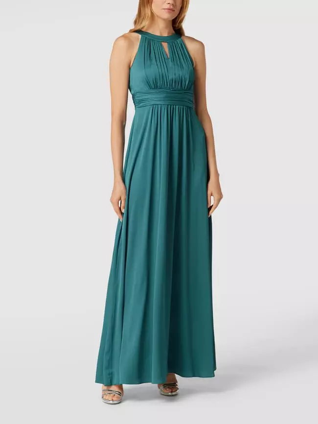 Jake*s Cocktail Abendkleid Mit Amerikanischem Ausschnitt - Smaragdgrün Meliert 6 Jake*s Cocktail Abendkleid Mit Amerikanischem Ausschnitt - Smaragdgrün Meliert – Bild 4