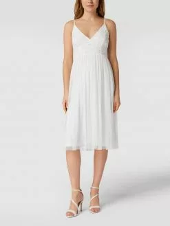 LACE & BEADS Brautkleid Mit Paillettenbesatz - Weiß