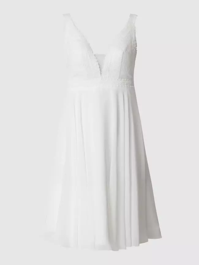 Luxuar Brautkleid Aus Chiffon - Offwhite 4 Luxuar Brautkleid Aus Chiffon - Offwhite – Bild 2