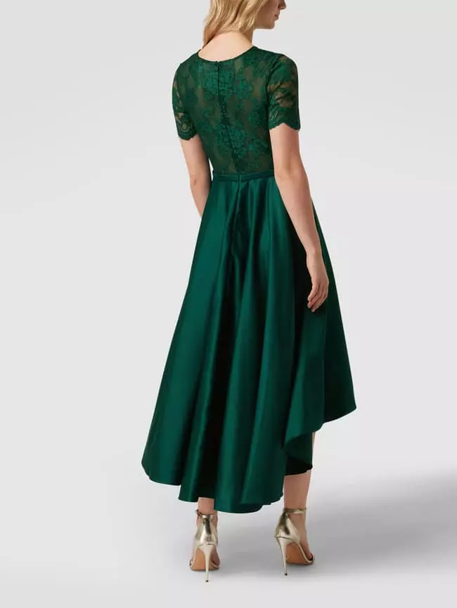 Mascara Cocktailkleid Mit Floraler Spitze - Grün 7 Mascara Cocktailkleid Mit Floraler Spitze - Grün – Bild 5