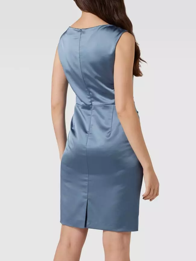 Vera Mont Cocktailkleid Mit Raffungen - Rauchblau 7 Vera Mont Cocktailkleid Mit Raffungen - Rauchblau – Bild 5