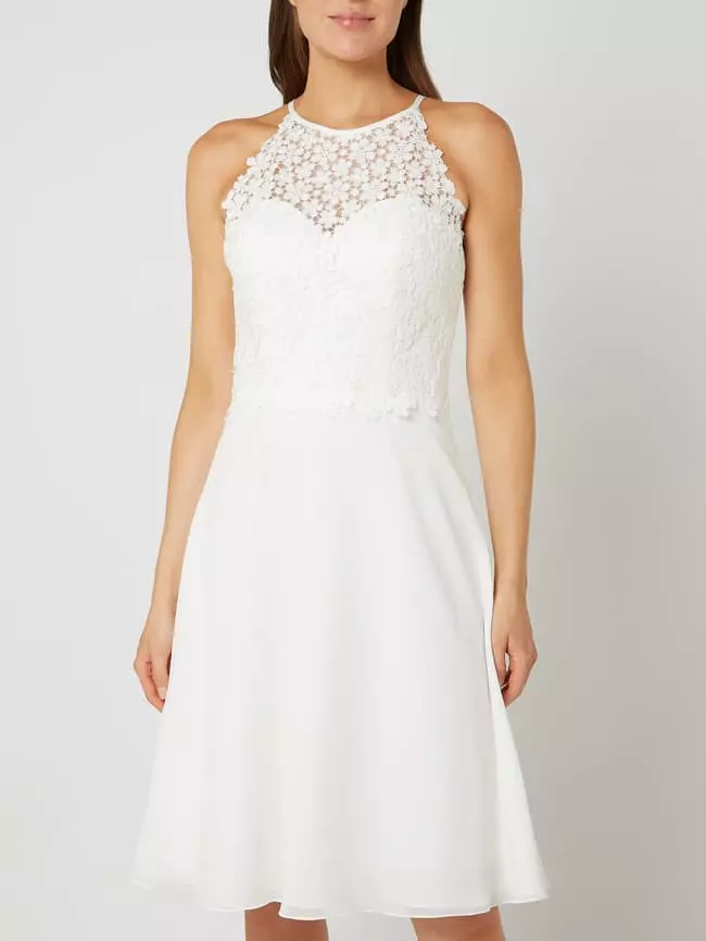 Luxuar Brautkleid Mit Cut Out - Offwhite 6 Luxuar Brautkleid Mit Cut Out - Offwhite – Bild 4