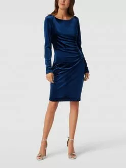 Paradi Cocktailkleid Aus Samt - Ozean Blau