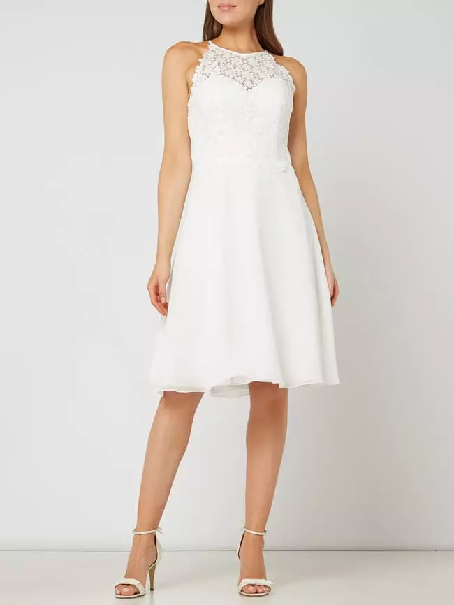 Luxuar Brautkleid Mit Cut Out - Offwhite 3 Luxuar Brautkleid Mit Cut Out - Offwhite