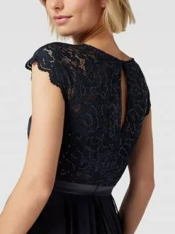 Jake*s Cocktail Cocktailkleid Mit Spitzenbesatz - Marineblau Meliert -Formal Dress Geschäft 9h950jqga4qkuh1h9p94mk2k690l2d9g995lad9m9h24uca3ah330cae9la38dii75734dq88crkkgi29ko3echm74r64c326pijgc1kc8oj4e1o6cp38c9i68rm2dhjc5gm4og