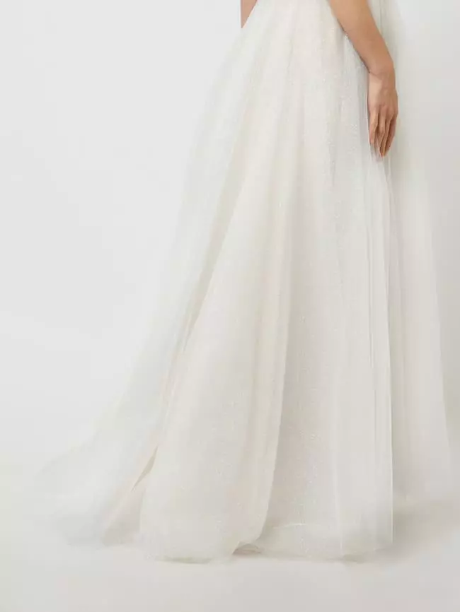 Luxuar Brautkleid Mit Zierbesatz - Offwhite 8 Luxuar Brautkleid Mit Zierbesatz - Offwhite – Bild 6