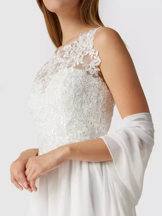 Mascara Brautkleid Mit Floraler Spitze - Offwhite 8 Mascara Brautkleid Mit Floraler Spitze - Offwhite – Bild 6