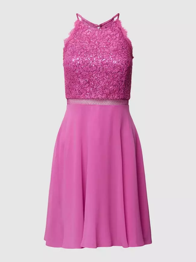 V.M. Cocktailkleid Mit Paillettenbesatz - Pink 4 V.M. Cocktailkleid Mit Paillettenbesatz - Pink – Bild 2