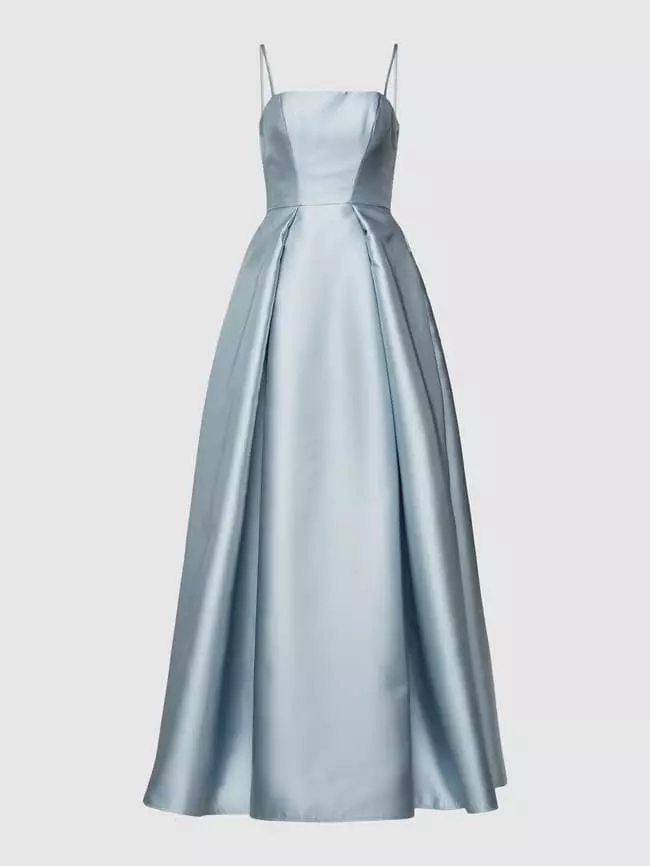 Vera Wang Bride Abendkleid Mit Kellerfalten Modell 'Diane' - Hellblau 4 Vera Wang Bride Abendkleid Mit Kellerfalten Modell 'Diane' - Hellblau – Bild 2