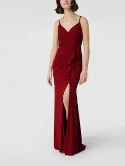 Mascara Abendkleid Mit Glitter-Effekt - Rot