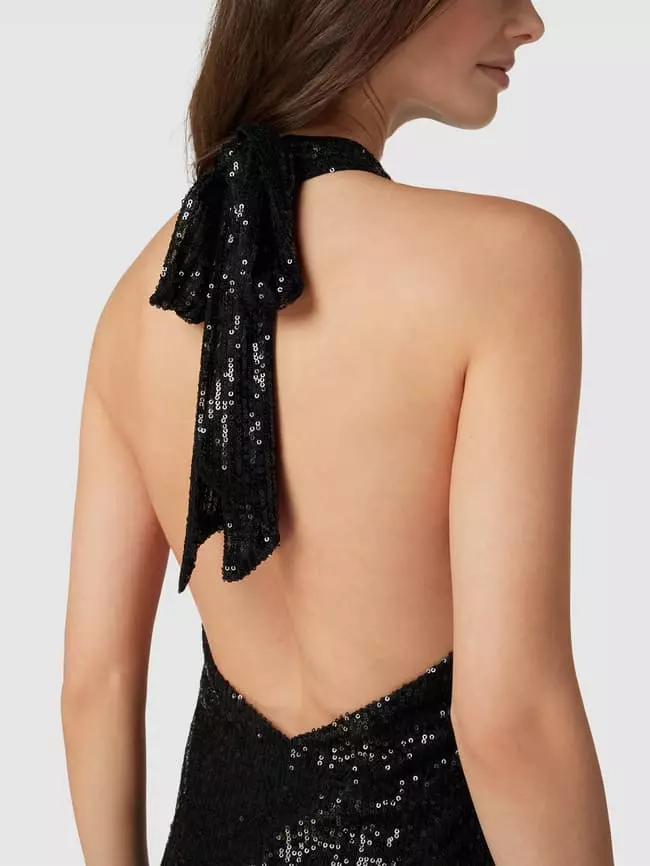 Dragana Stankovic Cocktailkleid Mit Paillettenbesatz - Schwarz 5 Dragana Stankovic Cocktailkleid Mit Paillettenbesatz - Schwarz – Bild 3