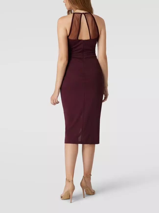Lipsy Cocktailkleid Mit Zierbesatz - Bordeaux Rot 7 Lipsy Cocktailkleid Mit Zierbesatz - Bordeaux Rot – Bild 5