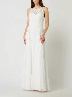 Luxuar Brautkleid Aus Spitze Und Chiffon - Offwhite