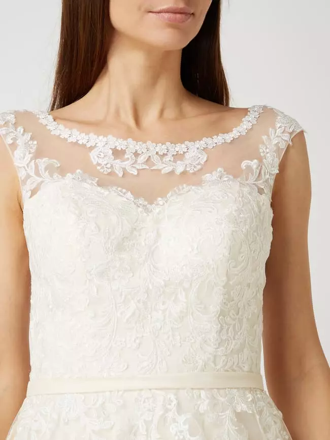 Luxuar Brautkleid Aus Spitze - Offwhite 5 Luxuar Brautkleid Aus Spitze - Offwhite – Bild 3