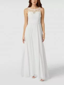 Laona Brautkleid Mit Floralen Stickereien Und Zierperlen - Offwhite