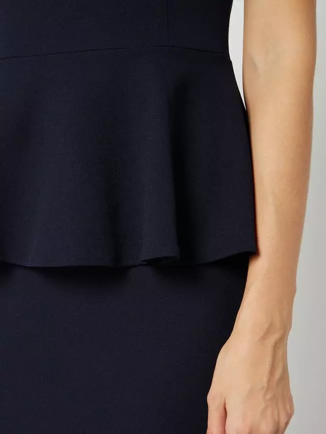 Paradi Cocktailkleid Mit Schößchen - Dunkelblau 5 Paradi Cocktailkleid Mit Schößchen - Dunkelblau – Bild 3
