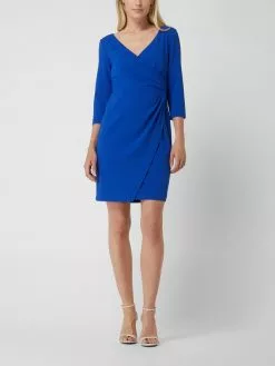 Christian Berg Cocktail Cocktailkleid Aus Krepp - Royalblau