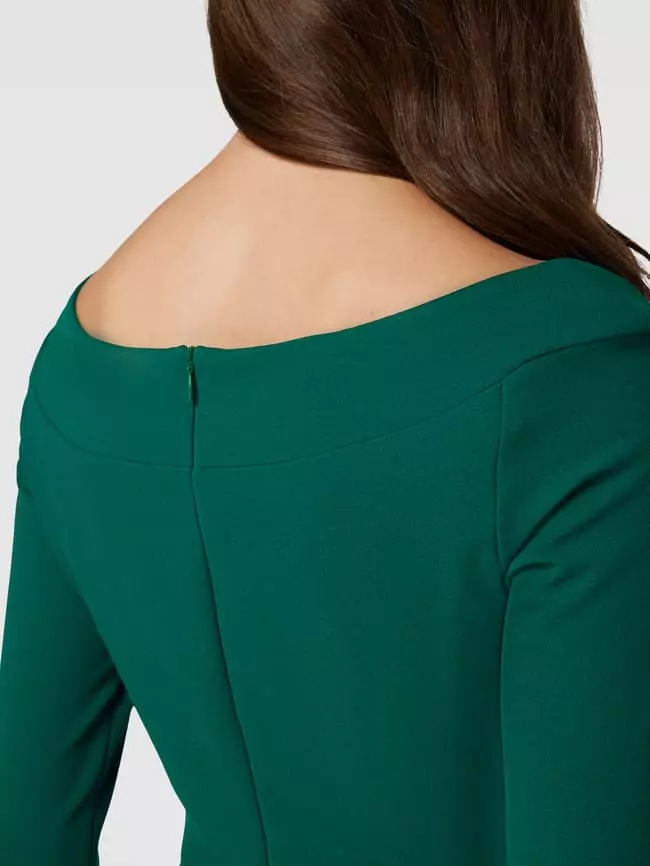 Paradi Cocktailkleid Mit U-Boot-Ausschnitt - Smaragdgrün 5 Paradi Cocktailkleid Mit U-Boot-Ausschnitt - Smaragdgrün – Bild 3