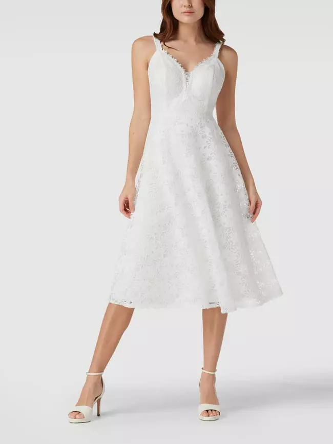 TROYDEN COLLECTION Brautkleid Mit Floraler Spitze - Weiß 6 TROYDEN COLLECTION Brautkleid Mit Floraler Spitze - Weiß – Bild 4