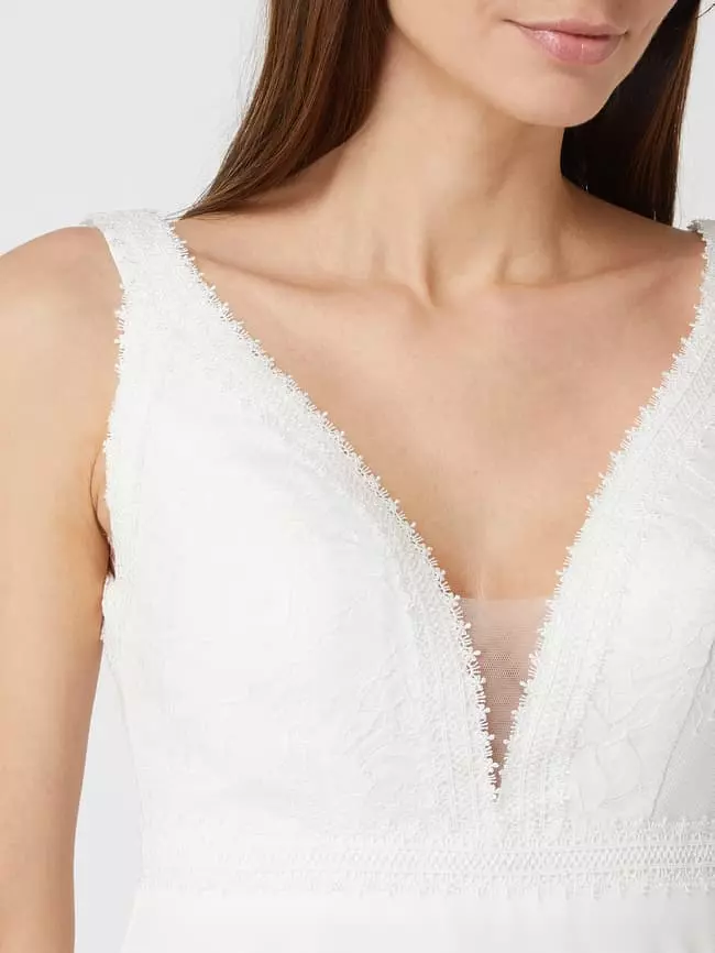 Luxuar Brautkleid Aus Chiffon - Offwhite 5 Luxuar Brautkleid Aus Chiffon - Offwhite – Bild 3