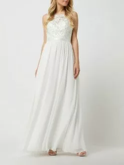 Luxuar Brautkleid Mit Floralen Stickereien - Offwhite