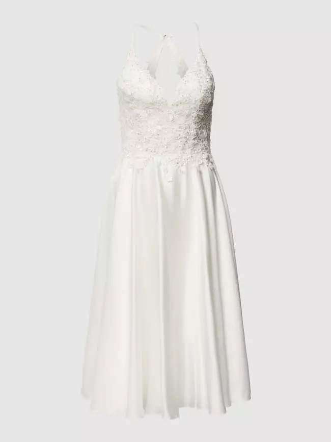 Mascara Brautkleid Mit Zierbesatz - Offwhite 4 Mascara Brautkleid Mit Zierbesatz - Offwhite – Bild 2