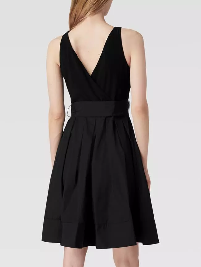 Lauren Ralph Lauren Knielanges Cocktailkleid Mit Taillengürtel Modell 'YURI' - Schwarz 7 Lauren Ralph Lauren Knielanges Cocktailkleid Mit Taillengürtel Modell 'YURI' - Schwarz – Bild 5