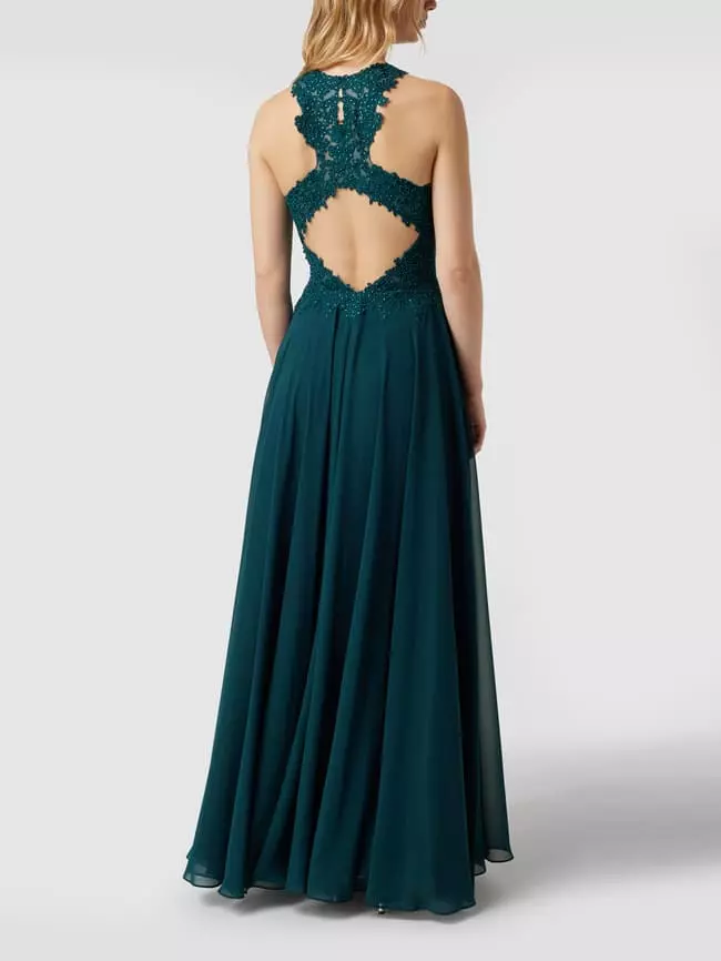 Mascara Abendkleid Mit Floralen Stickereien - Bottle 7 Mascara Abendkleid Mit Floralen Stickereien - Bottle – Bild 5