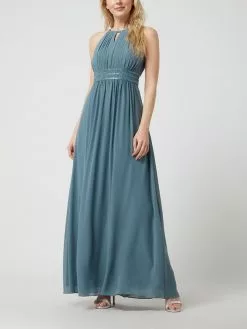 Jake*s Cocktail Abendkleid Aus Chiffon Mit Zierperlen - Bottle
