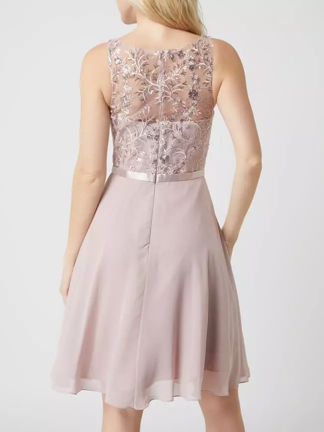 Luxuar Cocktailkleid Mit Pailletten - Mauve 7 Luxuar Cocktailkleid Mit Pailletten - Mauve – Bild 5