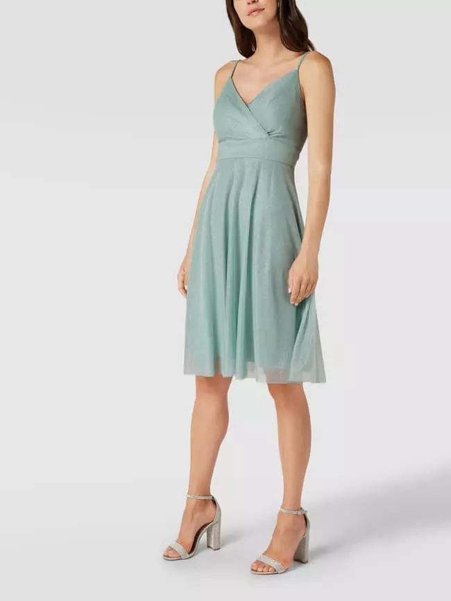 TROYDEN COLLECTION Cocktailkleid Mit Taillenpasse - Mint 3 TROYDEN COLLECTION Cocktailkleid Mit Taillenpasse - Mint