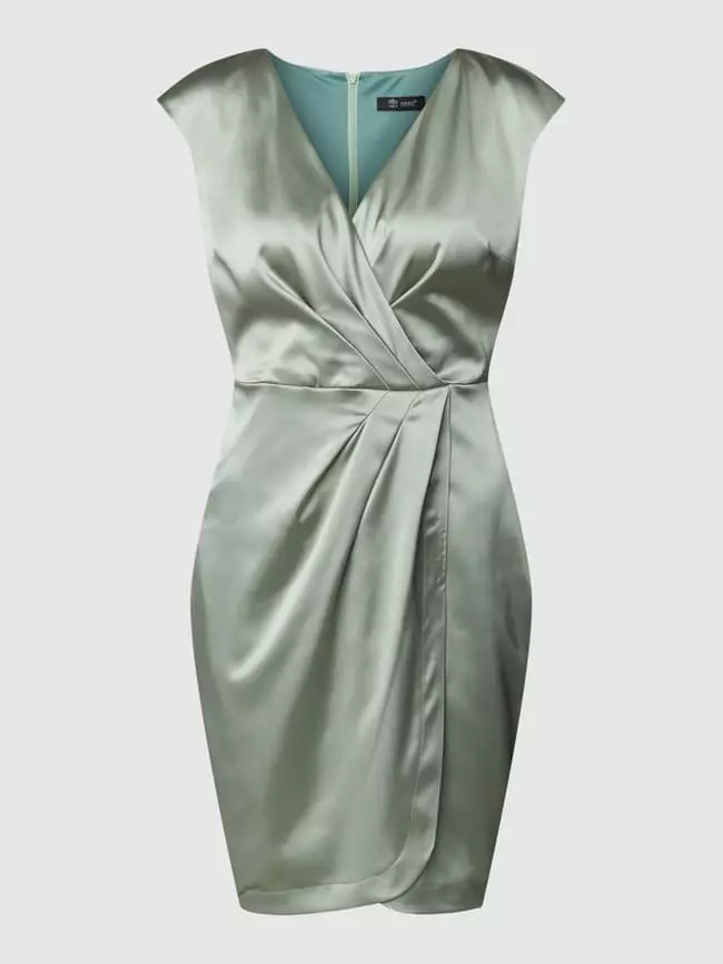 Paradi Cocktailkleid In Wickel-Optik - Grün 4 Paradi Cocktailkleid In Wickel-Optik - Grün – Bild 2