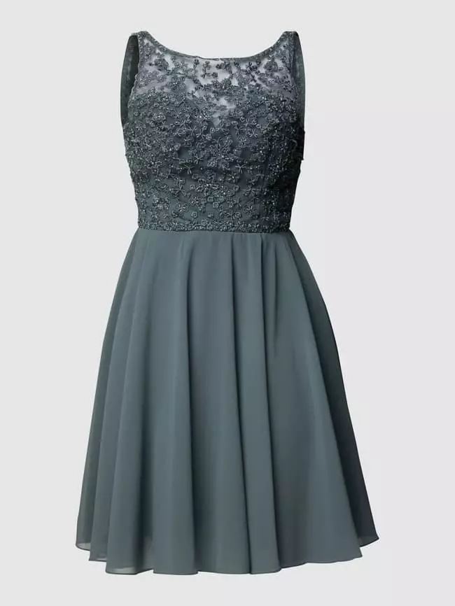 Laona Cocktailkleid In Minilänge Mit Strasssteinbesatz - Grün 4 Laona Cocktailkleid In Minilänge Mit Strasssteinbesatz - Grün – Bild 2