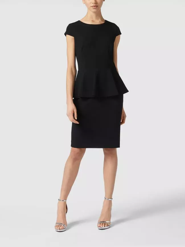 Paradi Cocktailkleid Mit Schößchen - Schwarz 6 Paradi Cocktailkleid Mit Schößchen - Schwarz – Bild 4