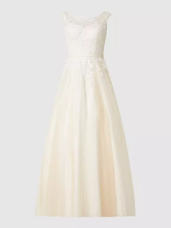 Luxuar Brautkleid Aus Spitze - Offwhite 4 Luxuar Brautkleid Aus Spitze - Offwhite – Bild 2