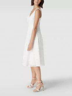 TROYDEN COLLECTION Brautkleid Mit Floraler Spitze - Offwhite