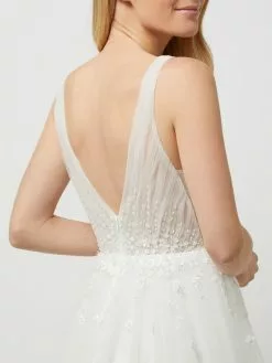 Luxuar Brautkleid Aus Tüll Mit Blüten-Applikationen - Offwhite -Formal Dress Geschäft al3kcl276573gli465akci2f90o34cqg8gqj2jpl9t932kad70pl8d2cagol8hai7515ae9h8d4k4j2k84o30e1k6komcohh74q30c1k6sq36oj2ccs3aob36or32p9pclimao8