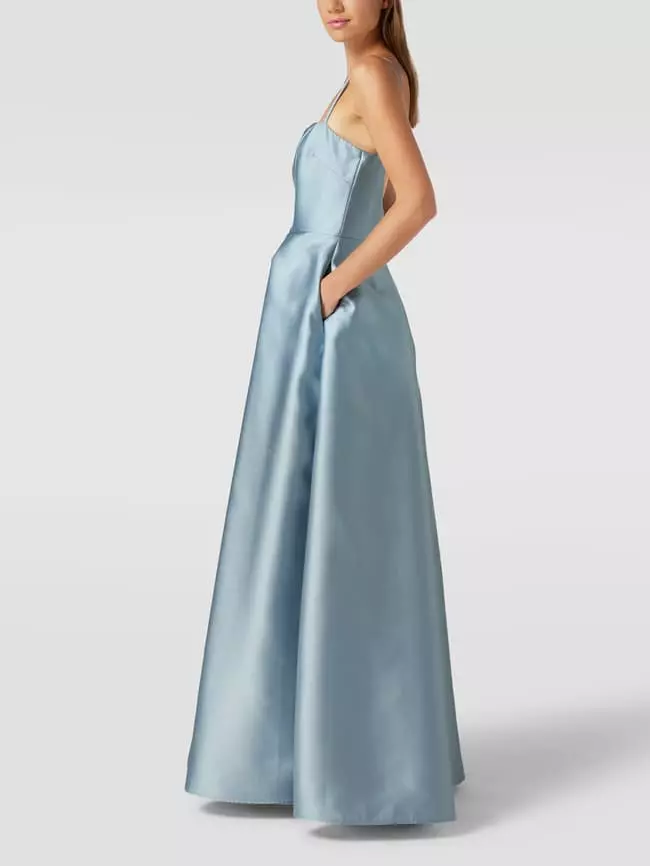 Vera Wang Bride Abendkleid Mit Kellerfalten Modell 'Diane' - Hellblau 6 Vera Wang Bride Abendkleid Mit Kellerfalten Modell 'Diane' - Hellblau – Bild 4