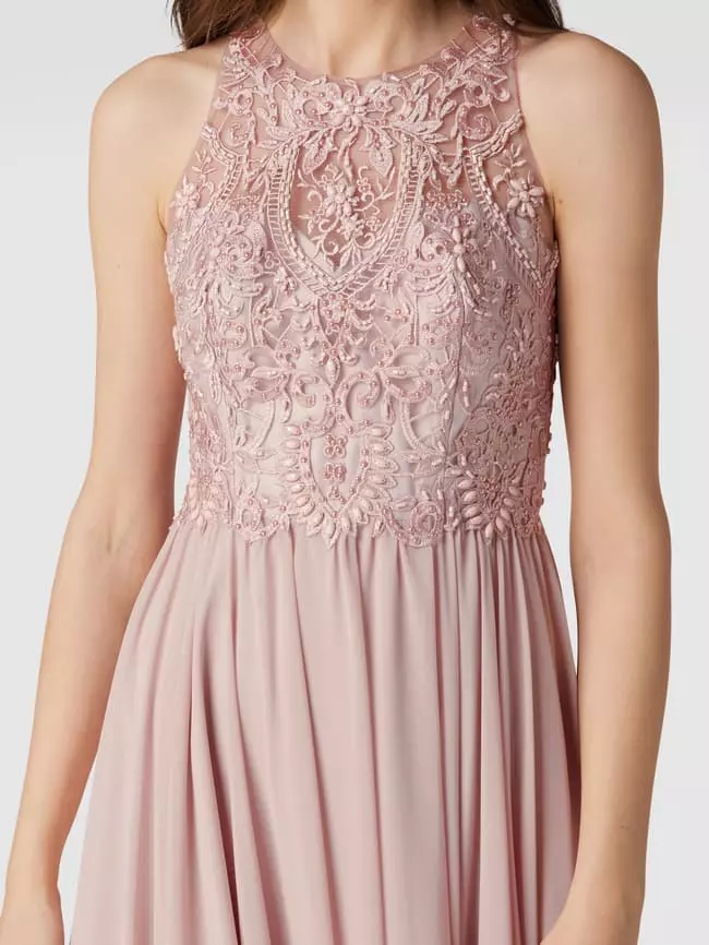 Laona Abendkleid Mit Zierbesatz - Rosé 5 Laona Abendkleid Mit Zierbesatz - Rosé – Bild 3